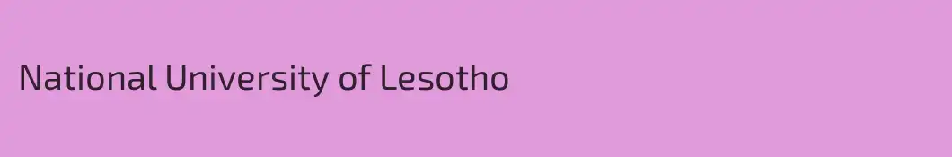 National University of Lesotho